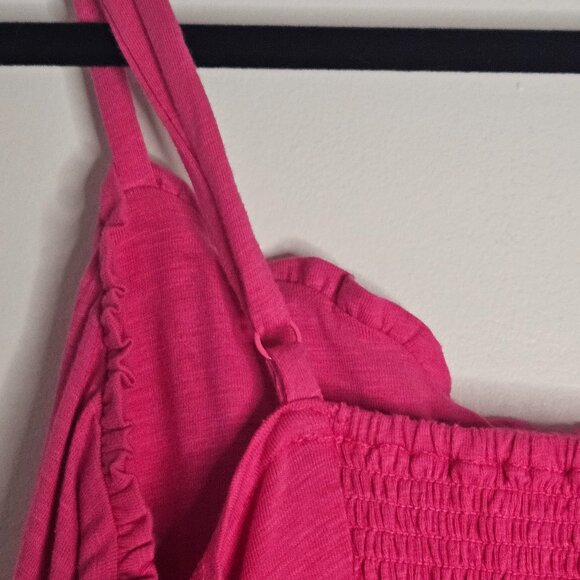 NWOT Front Tie Sleeveless Midi Dress L - Picture 6 of 8